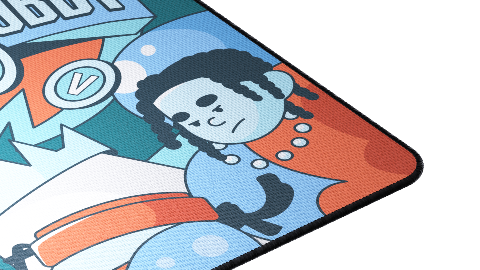 Tapis de souris "Team Zz" Bleu & Orange (Édition Limitée)