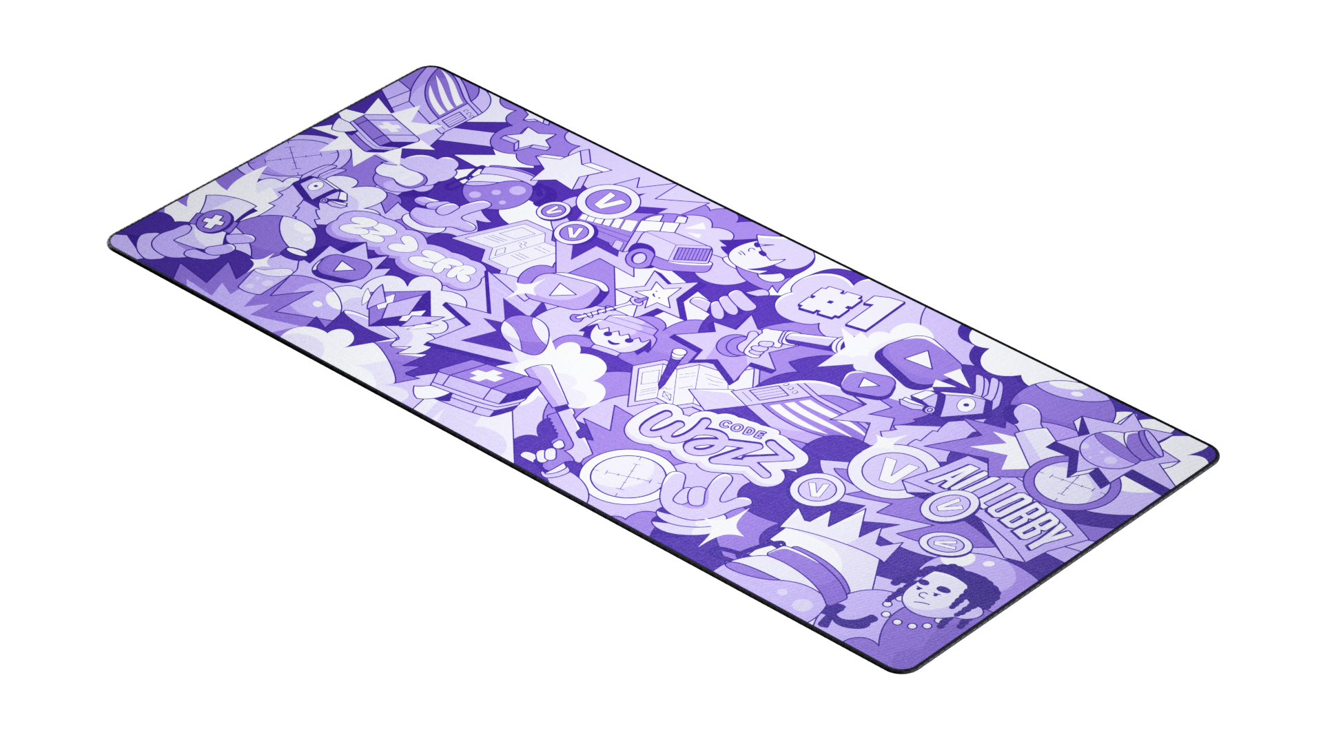 Tapis de souris "Team Zz" Violet